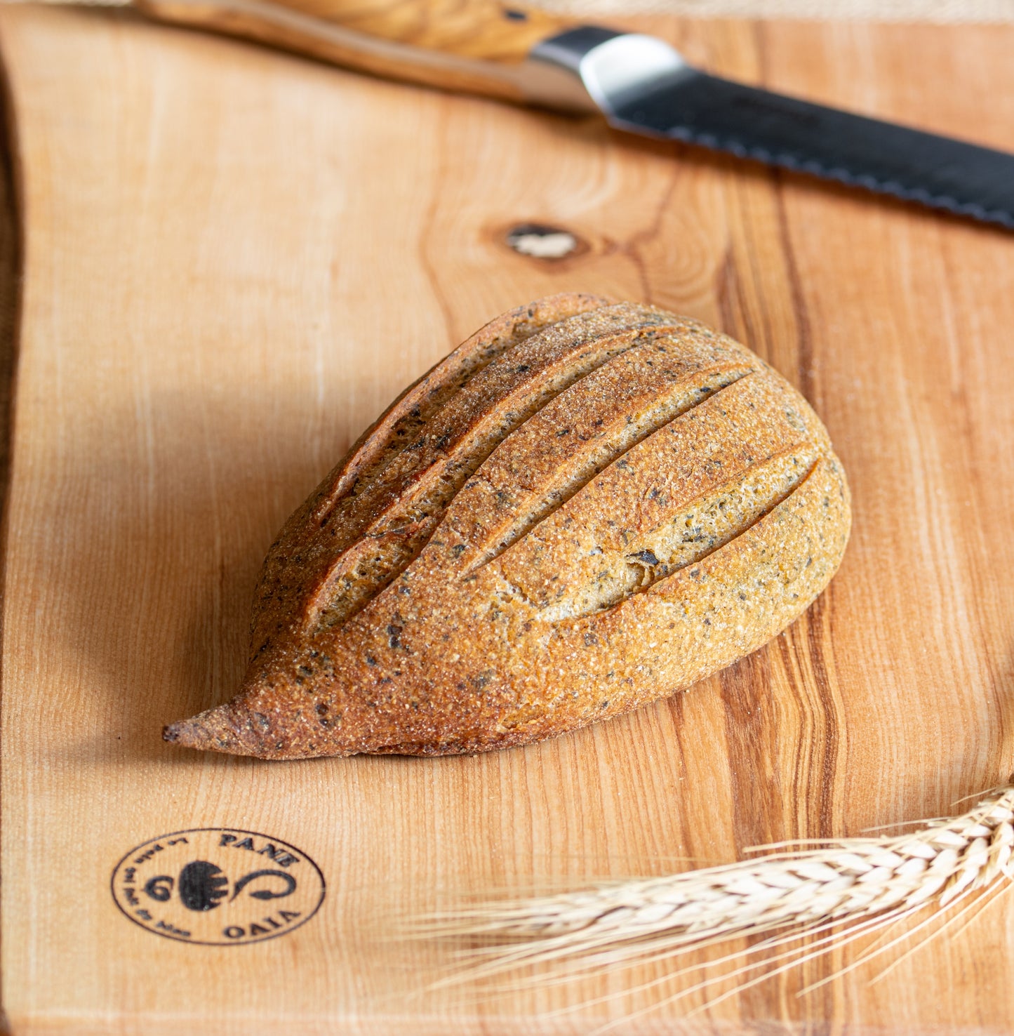 Le pain aux algues de Pane Vivo