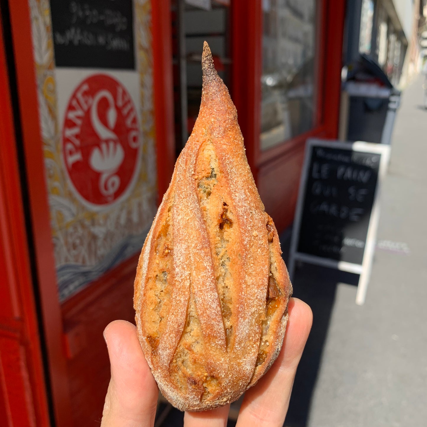 Pane Vivo : pain au blé dur ancien sur levain naturel - le Figuetto