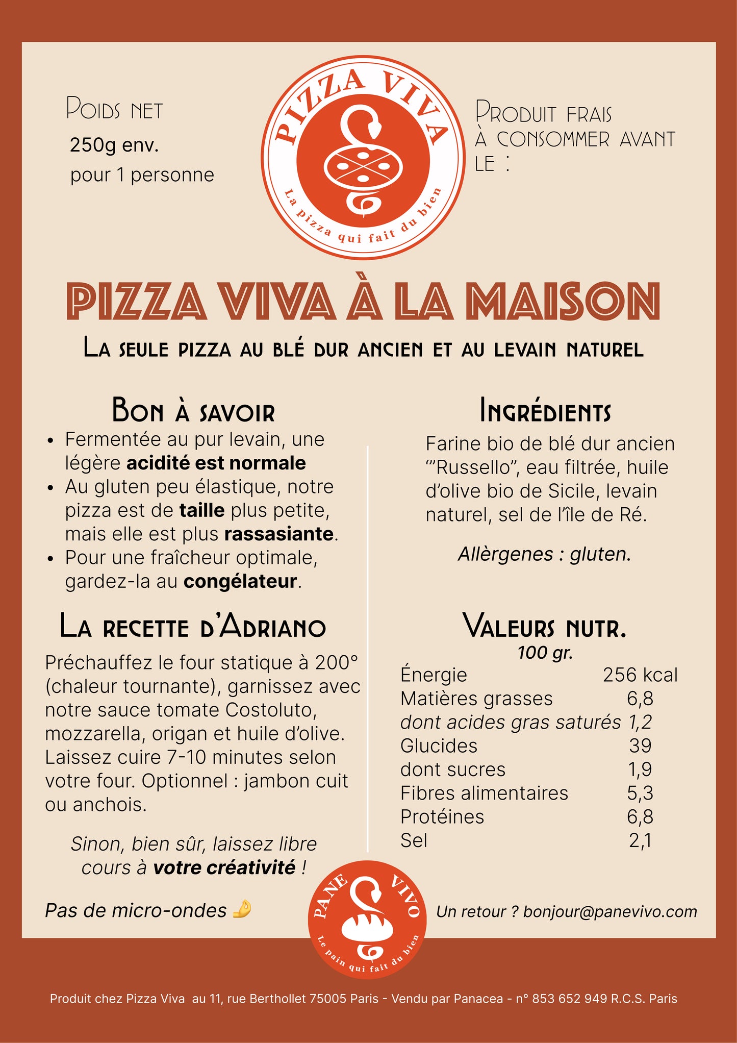 Pack 5 x Pizza Viva à la maison