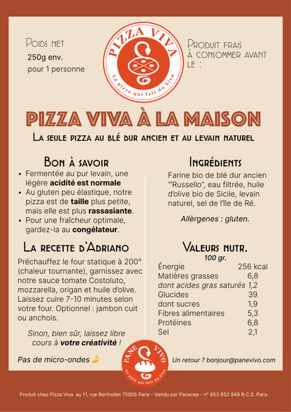 Pack 5 x Pizza Viva à la maison