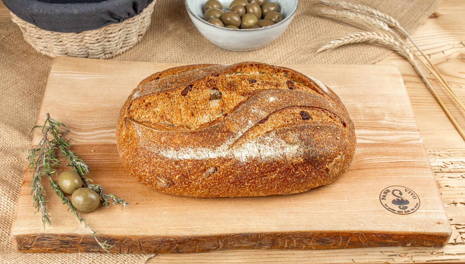 Livia, le pain aux olives qui fait du bien - format 1kg - horizontale