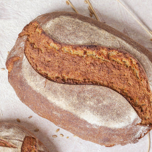 Pane Vivo : pain au blé dur ancien sur levain naturel - la miche d'1 kg. Sapiens